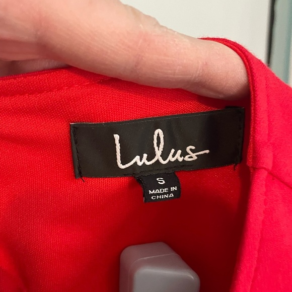Lulus red bell sleeve dress size small - Picture 3 of 10